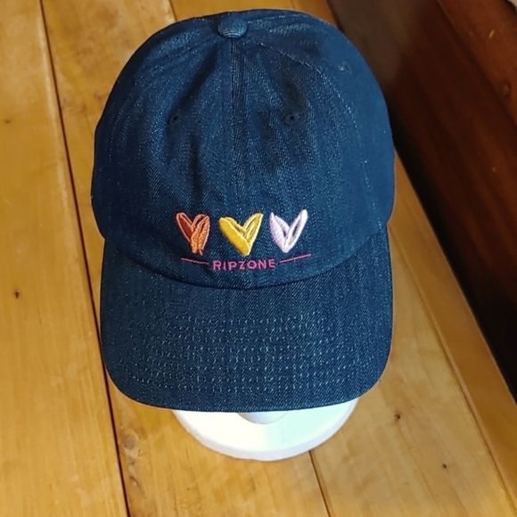 NWT Embroidered Denim Baseball Cap - Picture 3 of 13